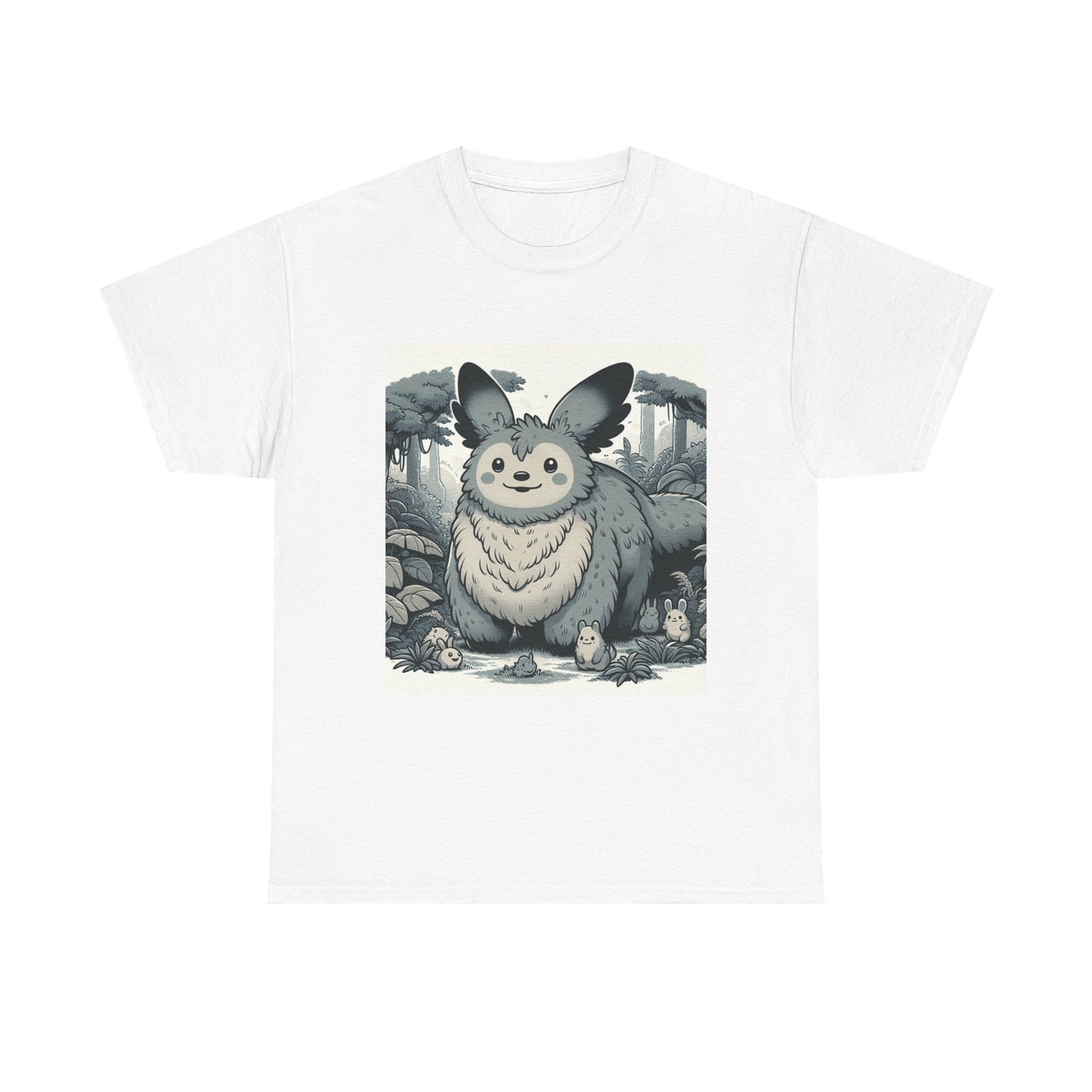 Whimsical Forest Creature Unisex Heavy Cotton Tee