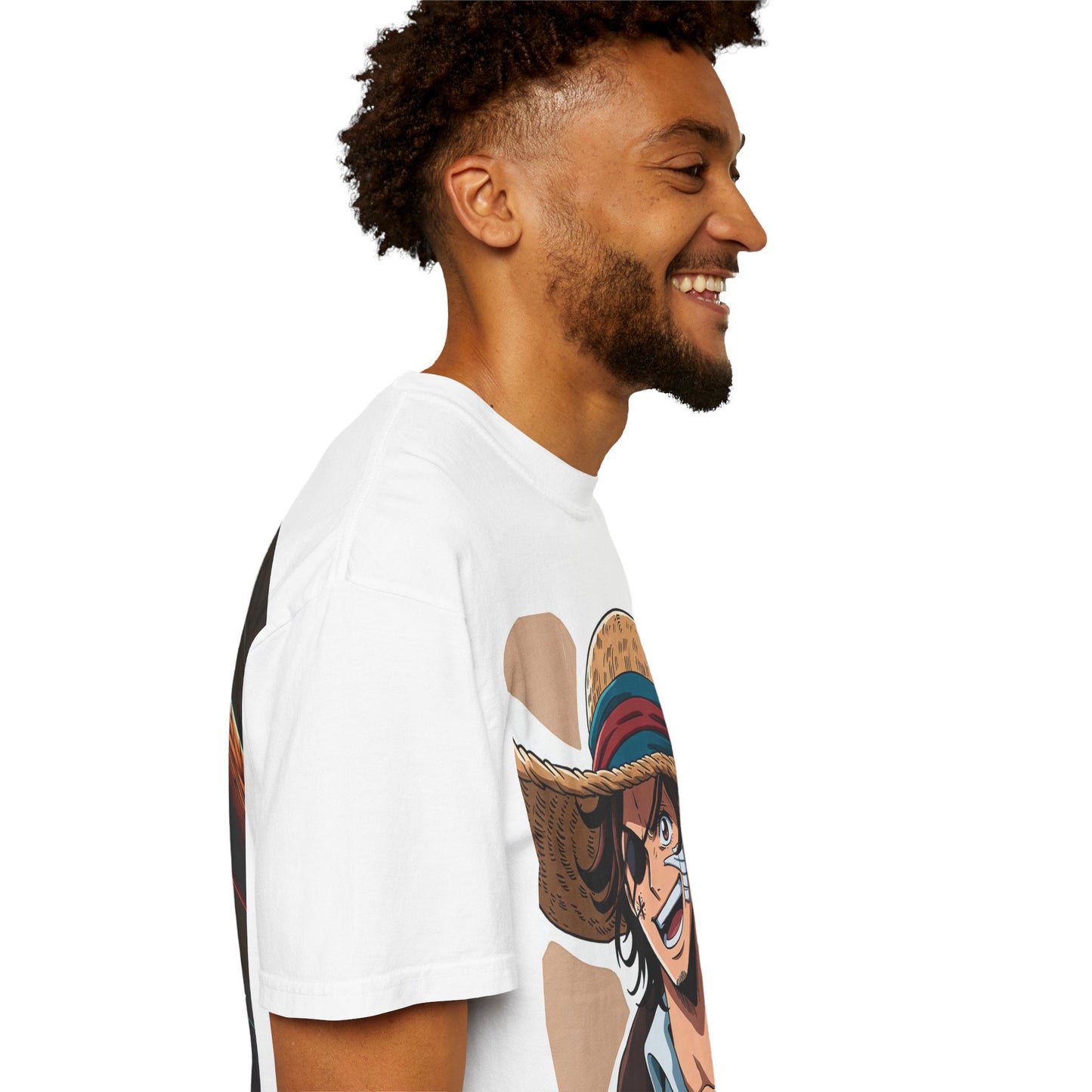 Copy of Unisex Garment-Dyed T-Shirt with Iconic Character Design - Perfect for Anime Fans