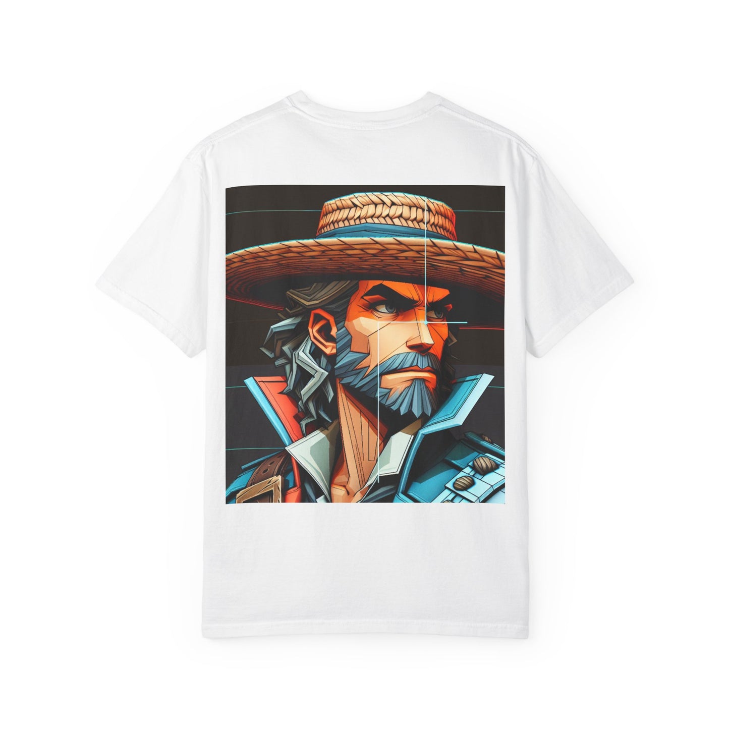 Copy of Unisex Garment-Dyed T-Shirt with Iconic Character Design - Perfect for Anime Fans
