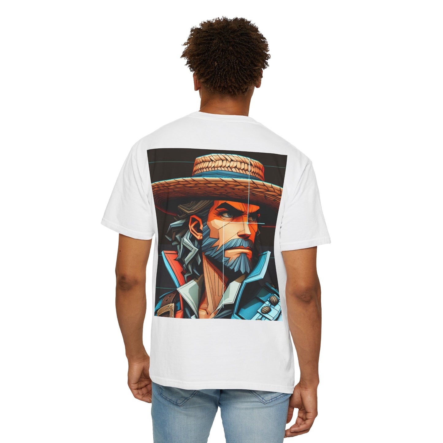 Copy of Unisex Garment-Dyed T-Shirt with Iconic Character Design - Perfect for Anime Fans