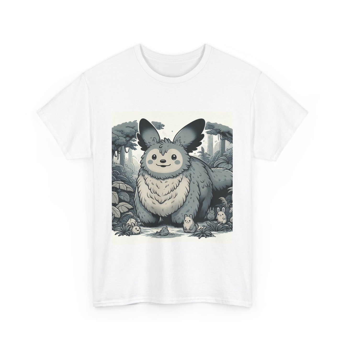 Whimsical Forest Creature Unisex Heavy Cotton Tee