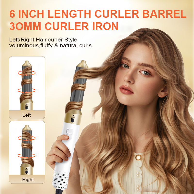 Hair Dryer Brush 5-in-1 Multifunctional Hair Styler 1,High Speed Negative Ion Hair Dryer Fast Drying Professional Blow Dry Brush for Curly Hair Curly Hair Straightening Wave Styling Salon Tool