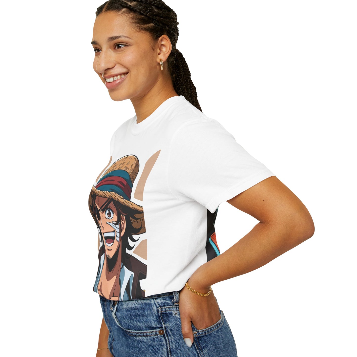 Copy of Unisex Garment-Dyed T-Shirt with Iconic Character Design - Perfect for Anime Fans