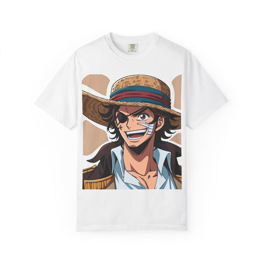 Copy of Unisex Garment-Dyed T-Shirt with Iconic Character Design - Perfect for Anime Fans